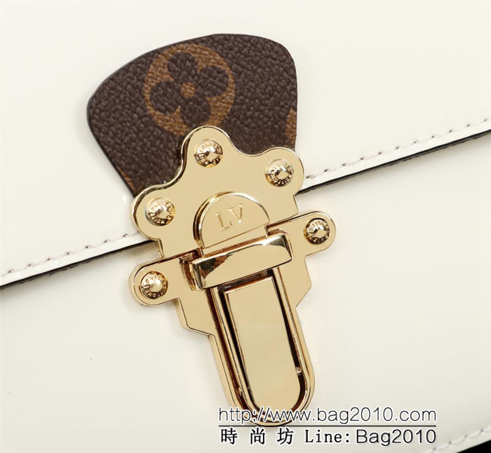LV路易威登 原版 淑女風格 漆光皮革 Cherrywood手袋 LV壓紋logo 可手提斜跨 M51952  Bhq1141